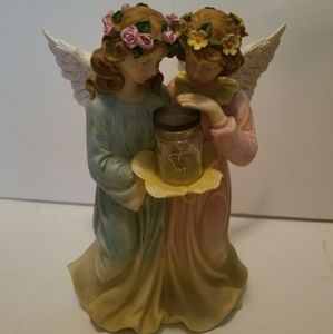 Two Winged Guided By Light Embrassed Solar Fairies